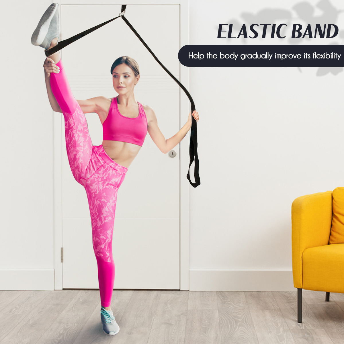 Double Ballet Barre Stretch Bar Portable Freestanding Dance Exercise