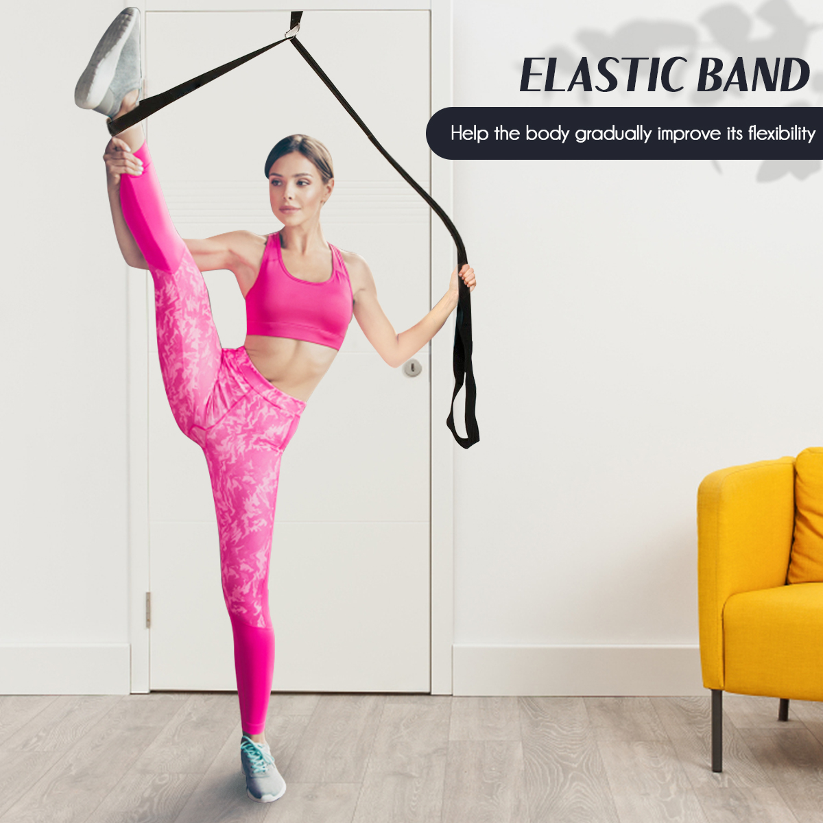 Double Ballet Barre Stretch Bar Portable Freestanding