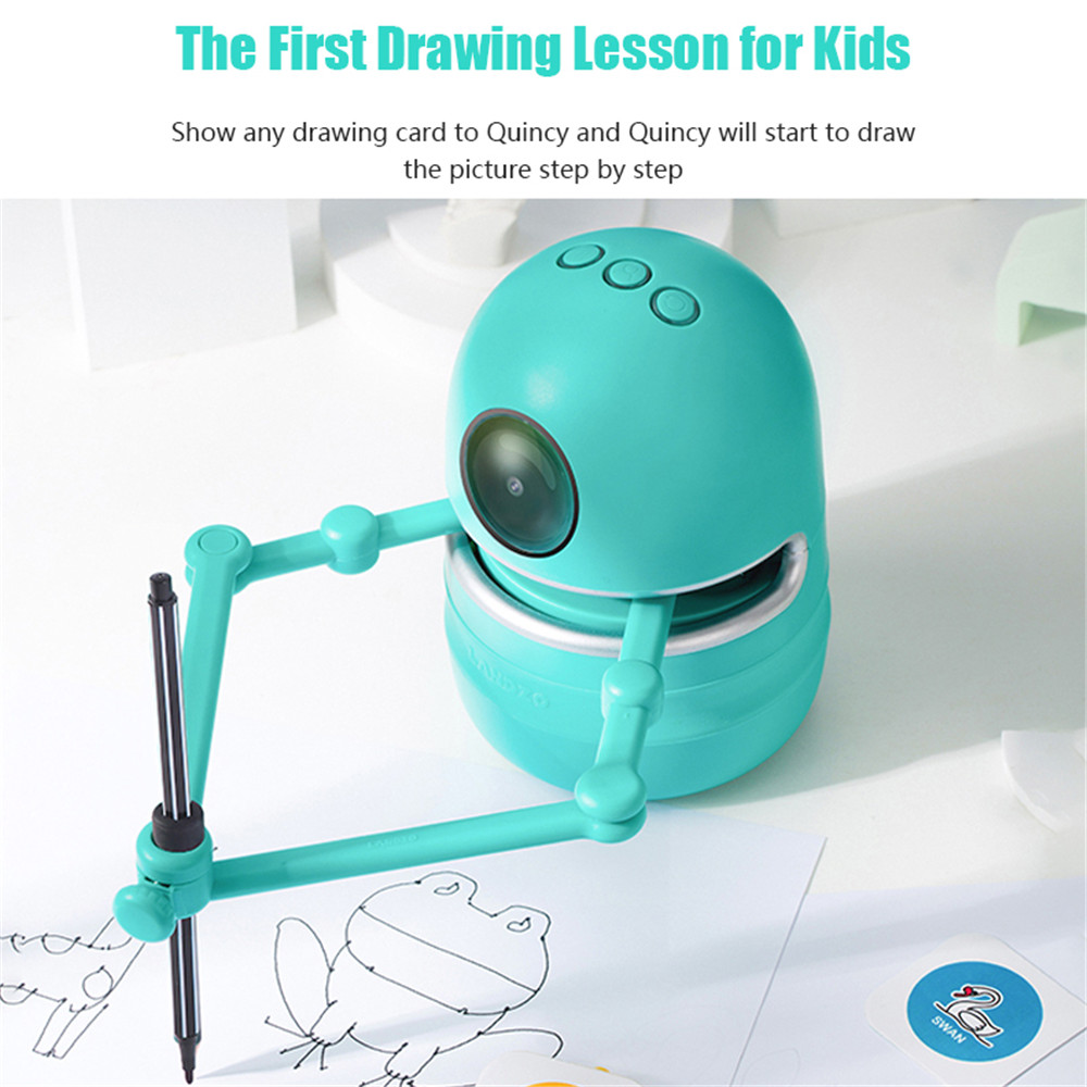 Quincy the Robot Artist/Robot Toy Math, Spelling, Activity